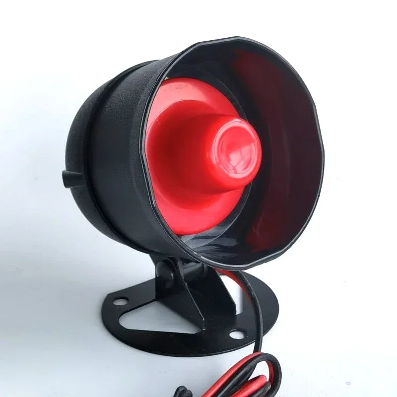 Car Alarm Siren Horn Vehicle Security System Anti-Theft 1-Way Speaker 12V 105dB Trumpet 1 TONE for Truck Motorcycle Scooter Home