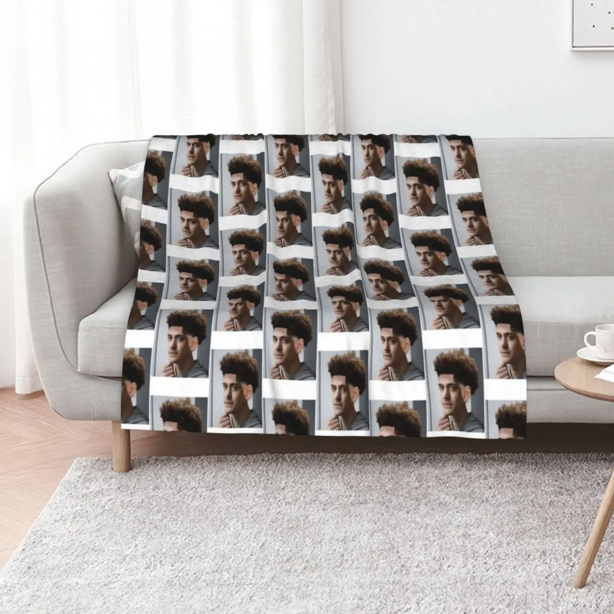 

Ninja Low Taper Fade (Imagine If) Throw Blanket Soft Weighted Tourist Single Blankets