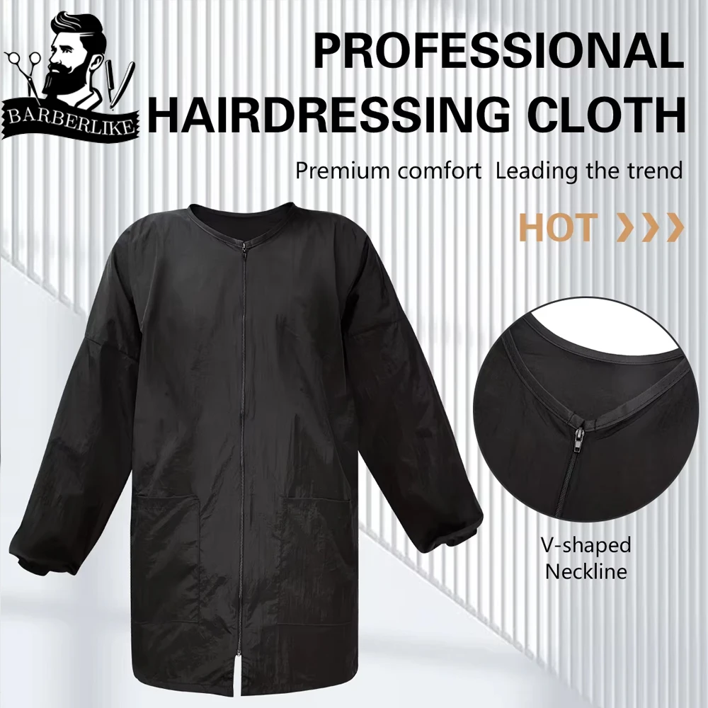 

Waterproof Adult Haircut Clothe Apron Adjustable Snap Closure Hairdresser Coloring Barber Cape Salon Hairdressing Styling Tools