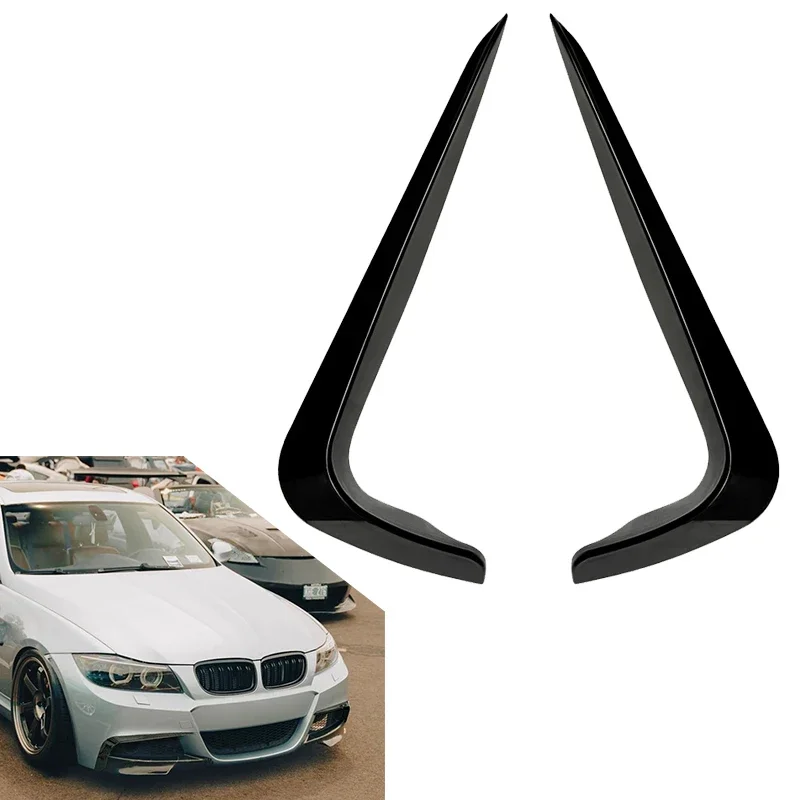 

Для BMW 3 серии E90 E91 LCI 2009 2010 ~ 2012 M спортивный автомобильный передний бампер, сплиттер, спойлер, декоративная накладка, противотуманная фара, крышка Canard