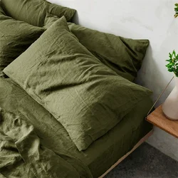 French Stone Wash Linen Throw Pillow Case Euro Sham for Bed,Custom Size Envelope Cushion Cover Decoration Pillowcase