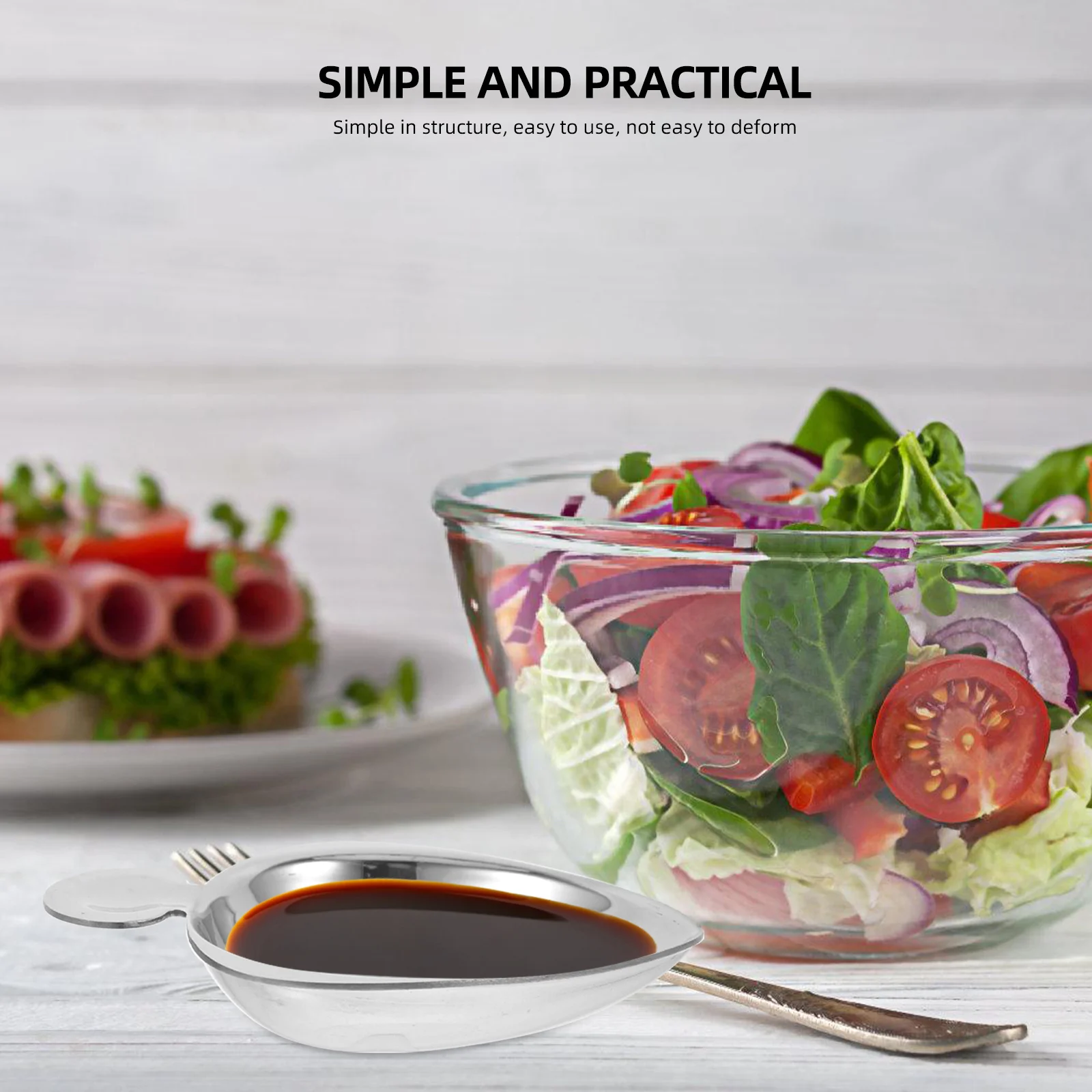 

Stainless Steel Dipping Dish Mini Sauce Bowl For Seasoning Soy Sauce Condiment Serving Snack Party Camping Bbq Picnic