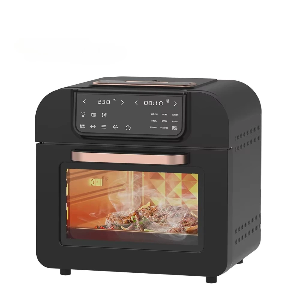 17QT Fast-Cook Toaster Pizza Oven with Steam Air Fry Function High-Speed for Steak Chicken Pizza Freidora De Aire Digital