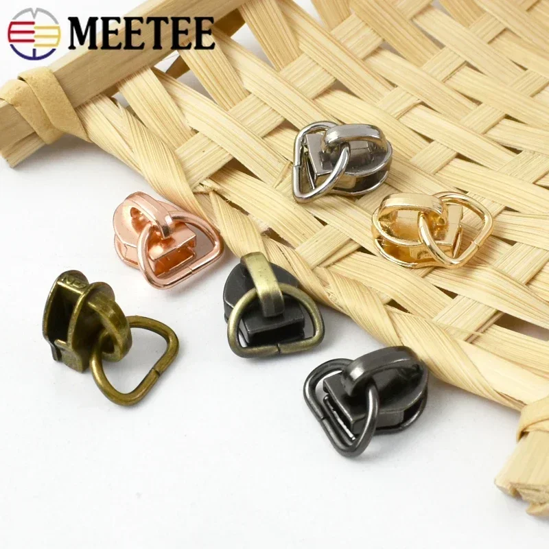 10-50 قطعة ميتي 5 # سحاب المتزلجون لسحابات النايلون D حلقة الزخرفية السحابات مجتذب رئيس حقيبة الملابس معطف سترة إصلاح الملحقات #3