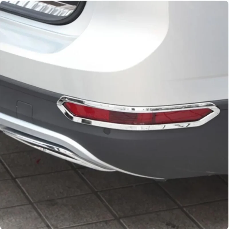 

For VW Volkswagen Teramont Atlas 2017 2018 2019 2020 Car Rear Fog Light Frame Cover Decoration Trim Eyebrow Exterior Accessories