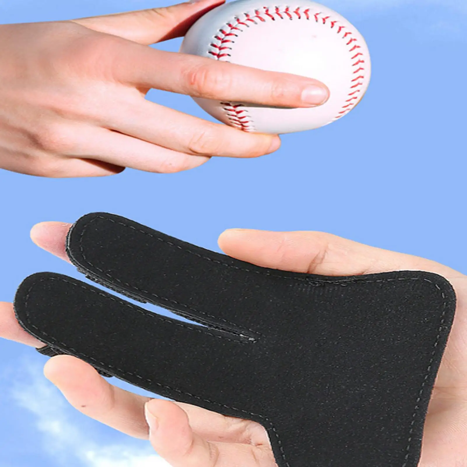 Baseball Hand Guard Non-slip Palm Sleeve Baseball Finger Guard for Men Youth Student Child Athlete Swing Training Competition