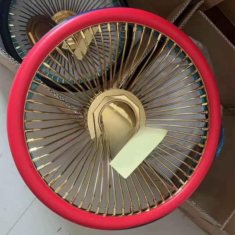 

64 Spoke Rose Gold Steel Wire Steering Wheel for Classic Car Modifications/Upgrades with Floating Center Cover