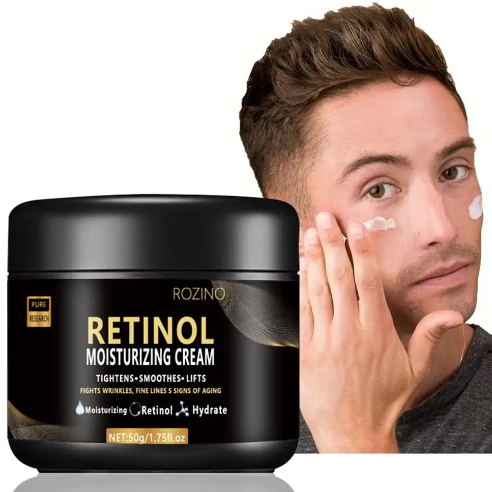 Herren Gesichts creme feuchtigkeit spendende Retinol Creme für Männer Falten Anti-Aging-Entfernungs creme Gesichts pflege Hautpflege Feuchtigkeit creme Lotion für Männer