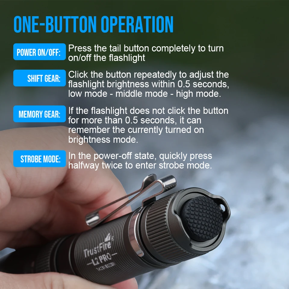 Trustfire 懐中電灯 LEPハンディライト タクティカルライト Amazon | TrustFire 懐中電灯 led 強力 軍用 最強 超高輝度2300ルーメ