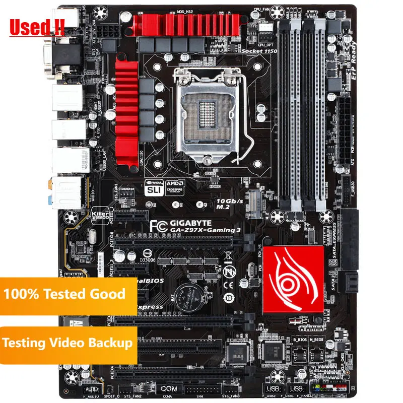 Imagem -02 - Gigabyte-placa-mãe Desktop £ Lga 1150 Ddr3 Usb 2.0 Usb 3.0 32gb Z97