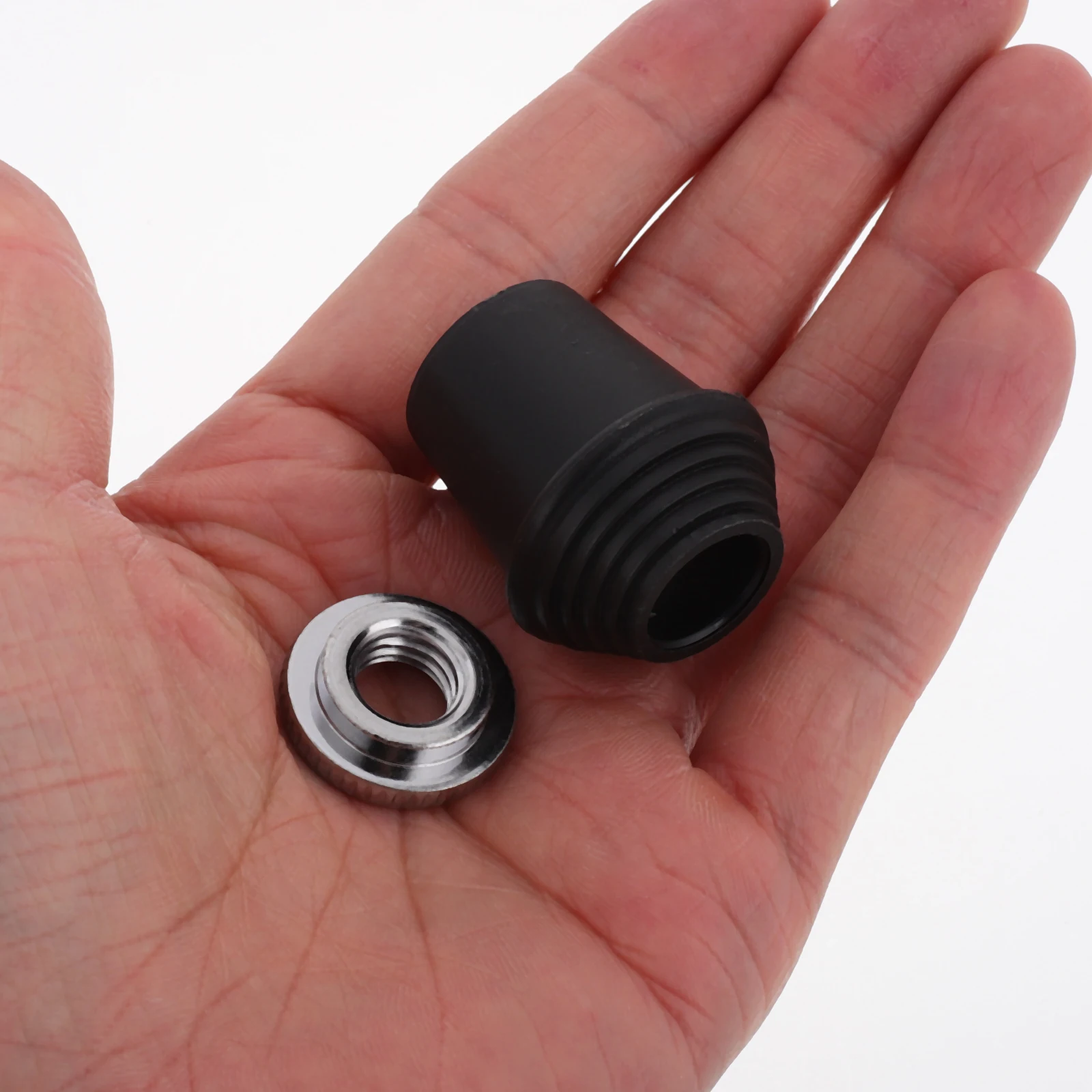 

4 Pcs Bass Drum Kicks Anchor Leg for Children Feet Rubber Nuts Stand Hardware Bracket Plastic