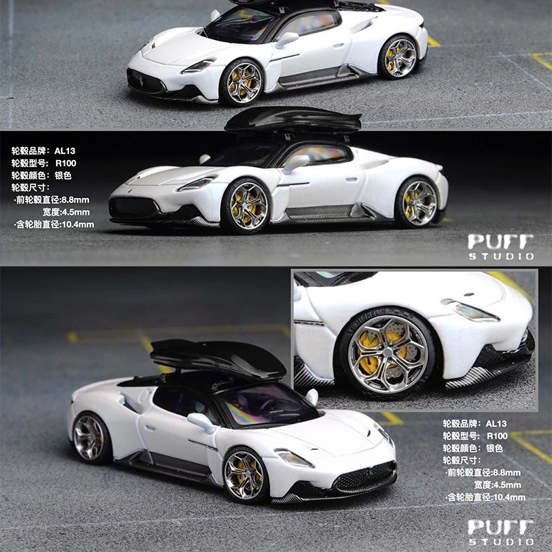 PuffStudio_1/64 Scale Wheel Hub_AL13-R100_8.8mm Plug-in Hub Is Suitable for 1/64 Car Model Modification Accessories