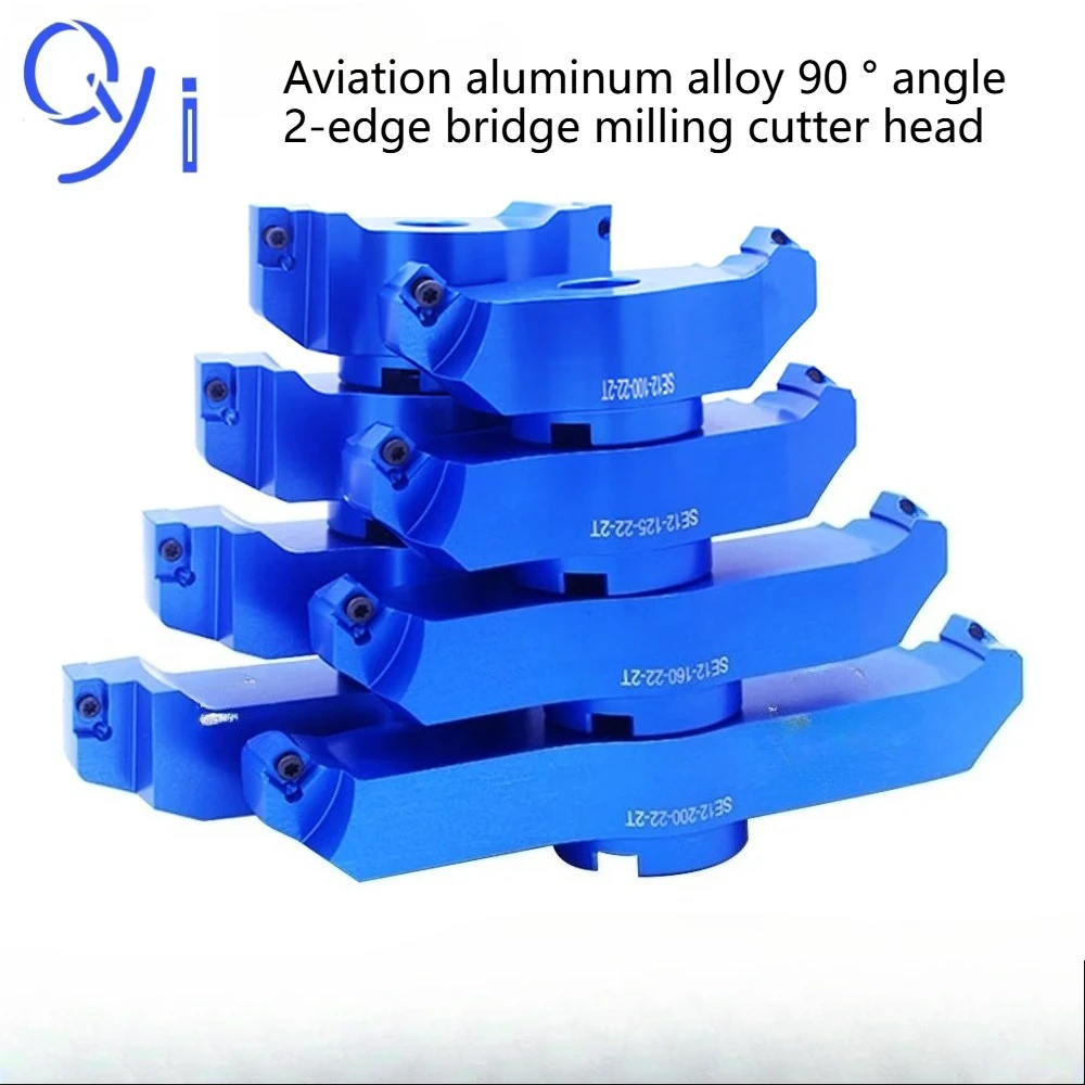 

90 ° KM12 400R Фрезы Инструмент 50 22 63 27 Прямоугольный двусторонний мостовой фрезерный станок из алюминиевого сплава Вставка AP SE