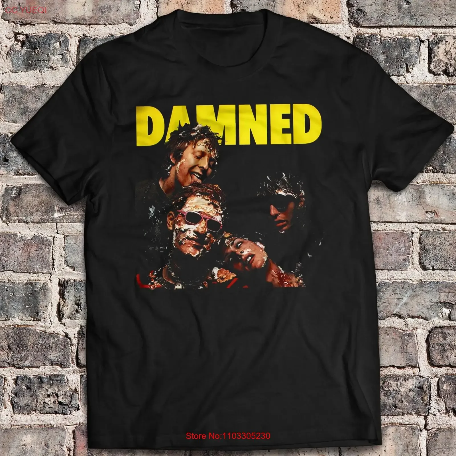 Футболка с рок-музыкой The Damned Band Dave Vanian Vintage Party Live Concert винтажный стильный топ для повседневной носки