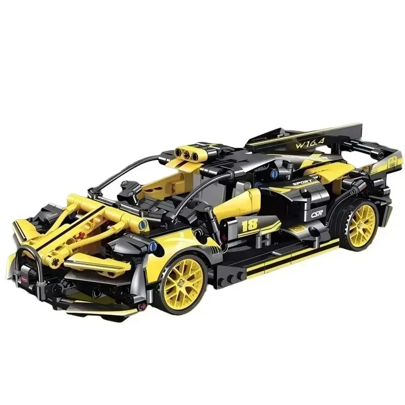 

compatible assembled building blocks sports car children's educational toys gifts