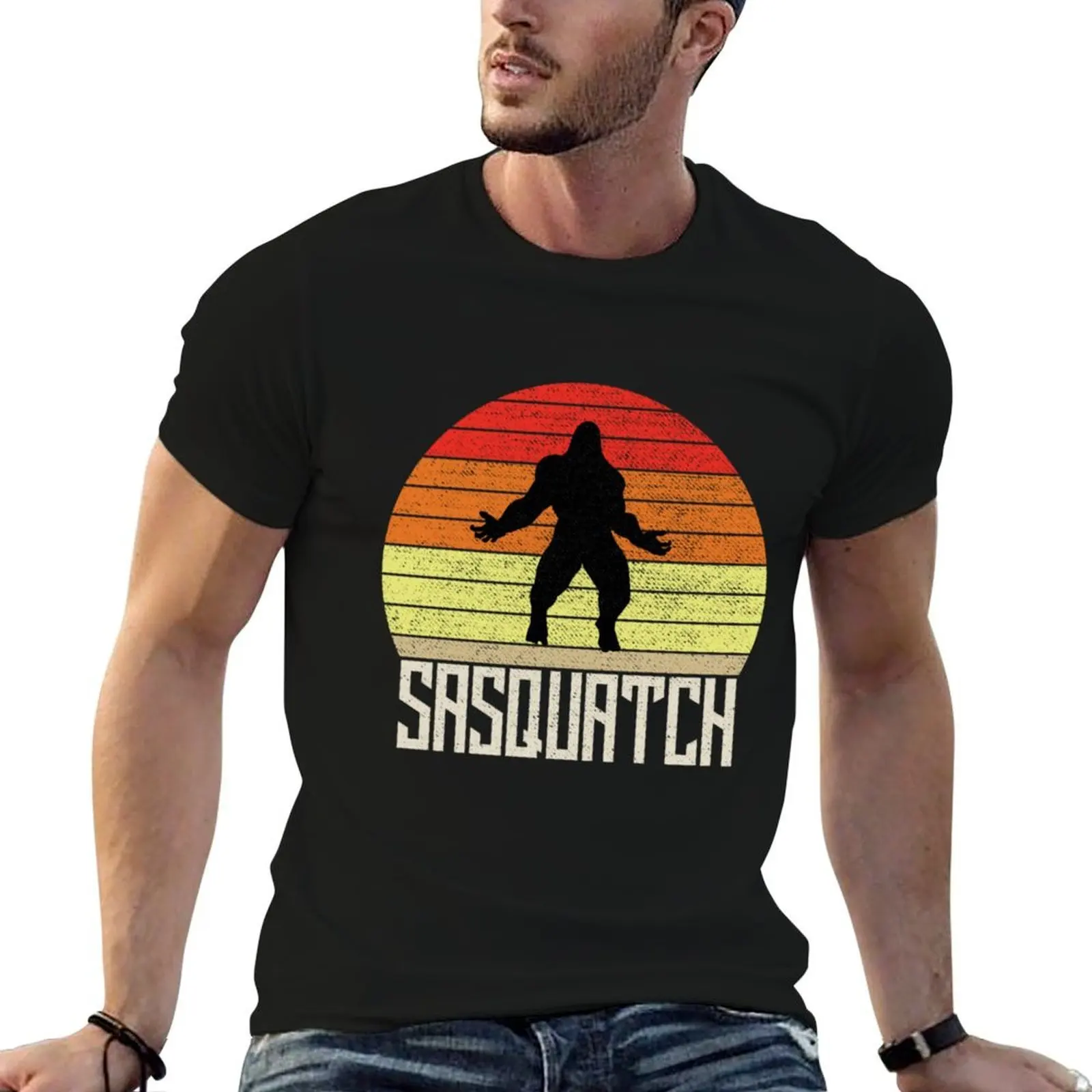 

Sasquatch T-Shirt t shirts cotton 100% t shirts for man slim fit T-Shirt