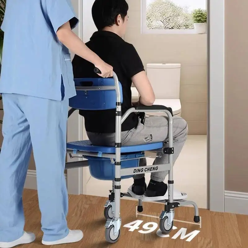 

Elderly Folding Accessories Telescopic Bathroom Chair Space Saving Outdoor Stool Bedroom Metal Cabeceros Bathroom Furniture