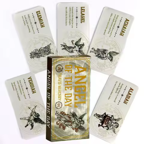 Hot selling Angel Oracle Leisure Entertainment Tarot Game Card Family Gathering Divination Deck Tarot Board Playing Game Card