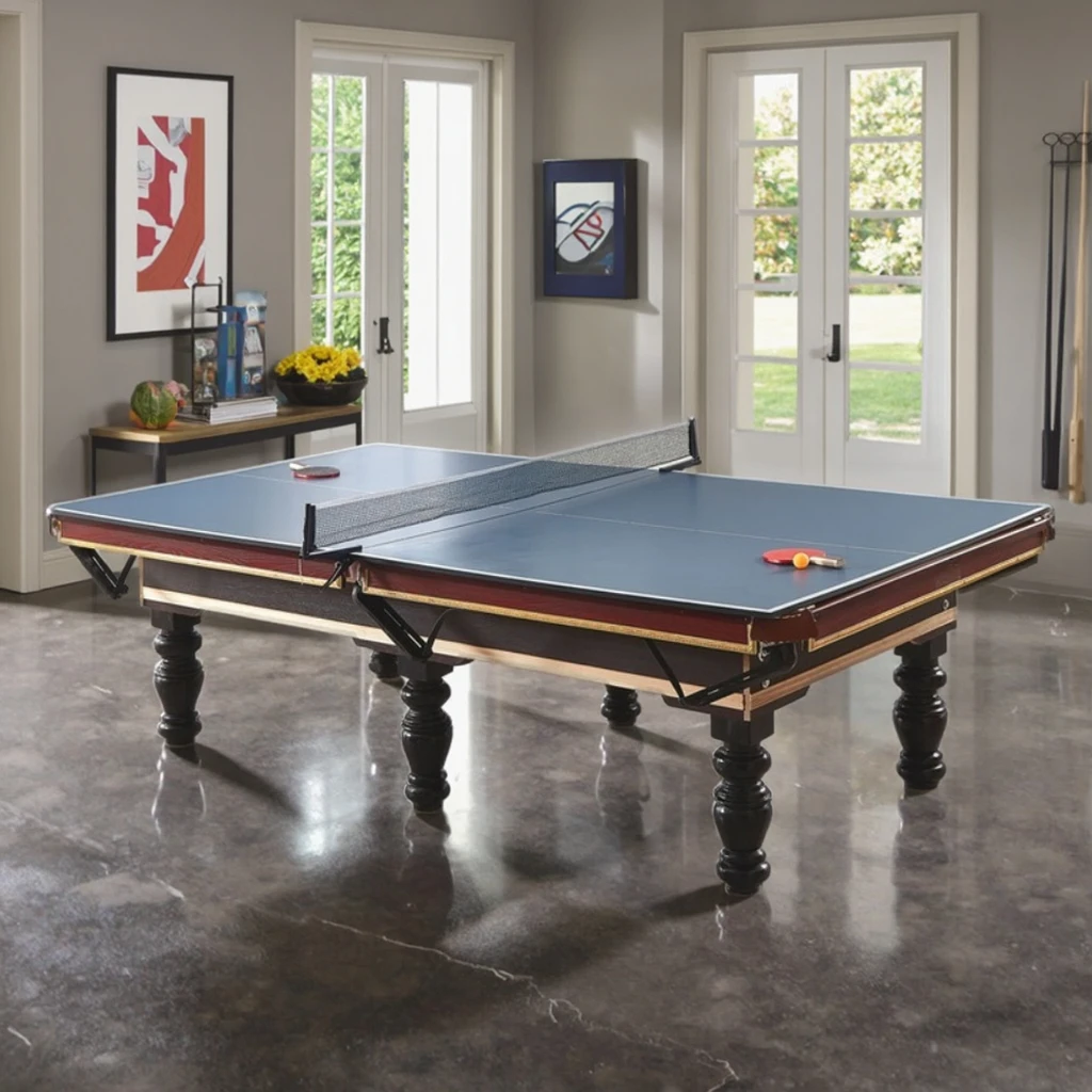 

American-style Billiards/table Tennis Table, a Table That Combines the Functions of Billiards and Table Tennis