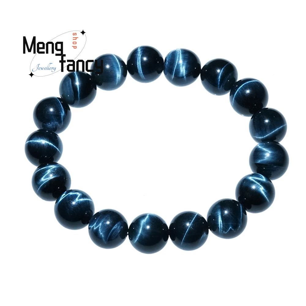 Natur kristall Blitz Stein Holz ändern blau Tigerauge Armband einfache exquisite beliebte Luxus qualität Modeschmuck