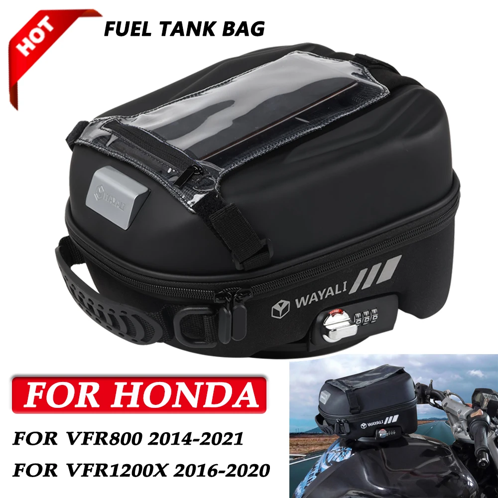 

Motorcycle Fuel Tank Bag For HONDA VFR800 VFR 800 VFR1200 X/D/F VFR 1200X 1200D 1200F Waterproof Navigation Packag Storage Bag