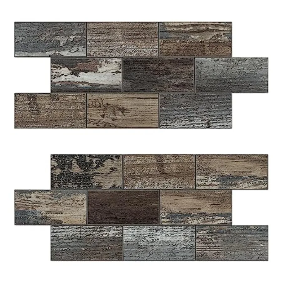 

Peel and Stick Backsplash, 20 Sheets Peel and Stick Tile for Kitchen Backsplash, Self Adhesive Waterproof Backsplash Tile, PVC