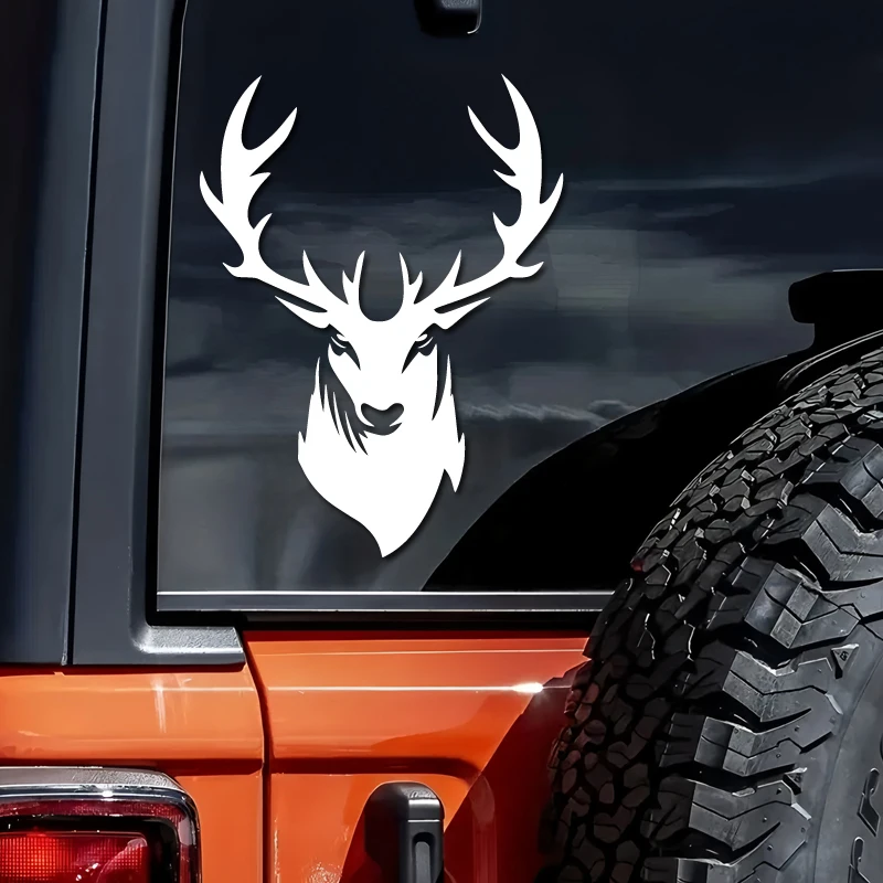 Jungle deer head Decals Christmas and Halloween decorative stickers for cartoon fans&lover for car trucks motorcycles & laptop