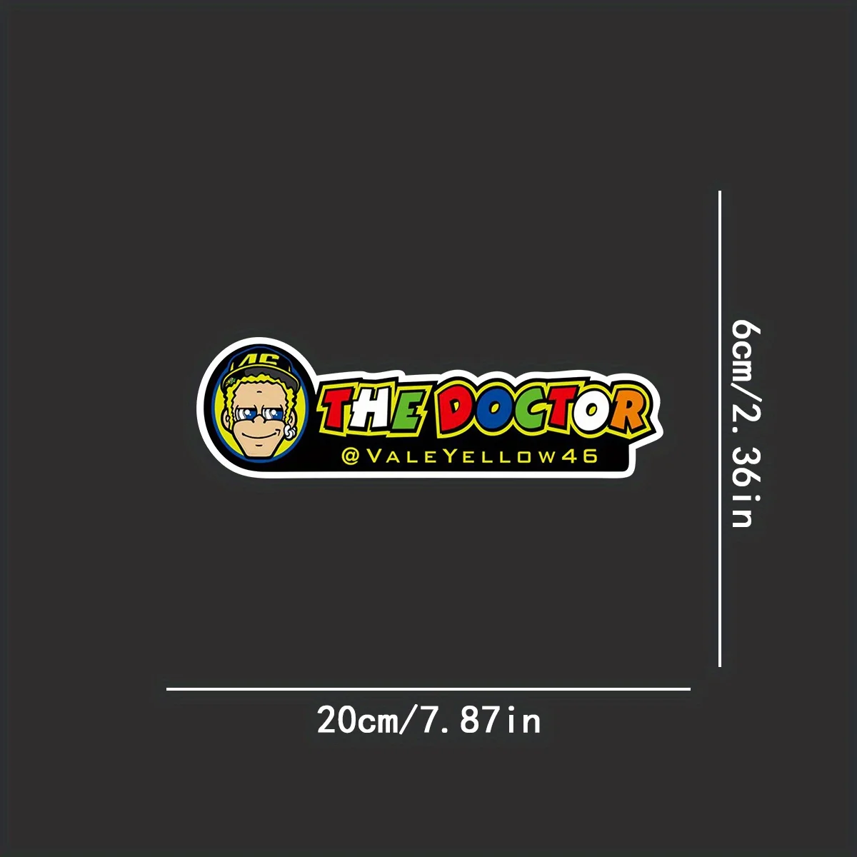 

1 шт. «Motorsport — тематическая наклейка «Доктор», идеально подходит для бутылок с водой, скейтбордов, шкафчиков и гоночных акцентов»