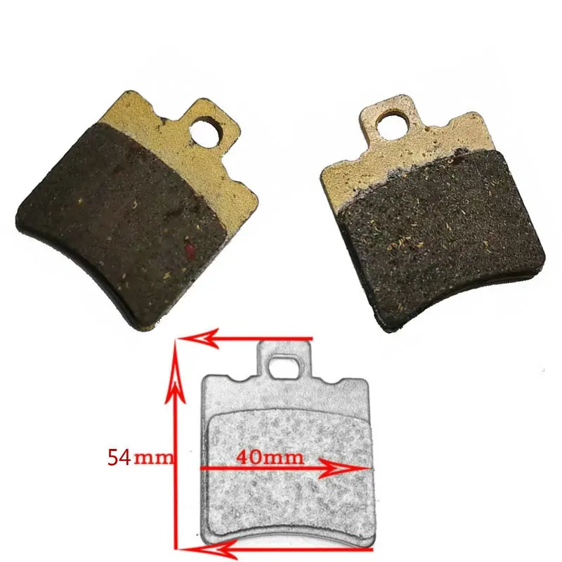 

Motorcycle Brake Pads Front Brake Pad for Yamaha 50cc JOG 50 Opposing Two Pistons Calipers Brake Wear-Resistant Copper Powder