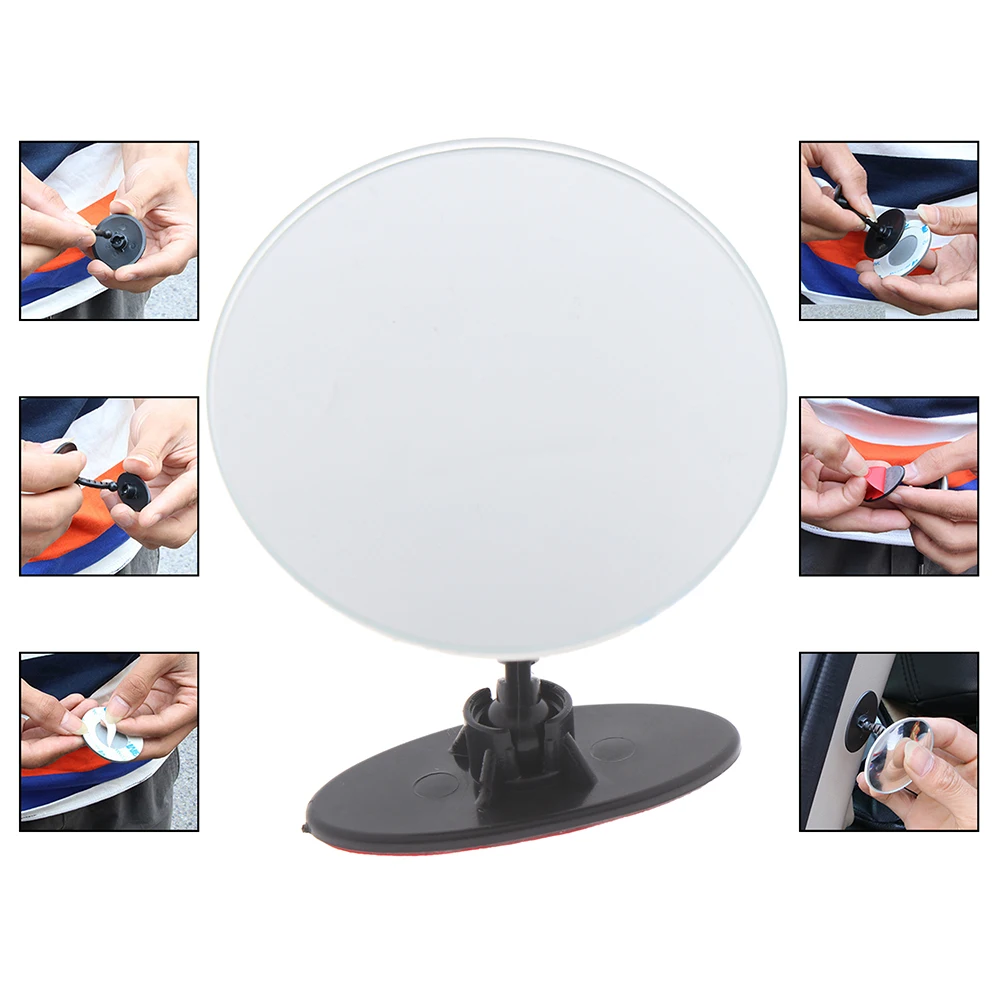 

Car 360 Wide Angle Round Convex Mirror Car Side Blind Spot Rear View Mirror