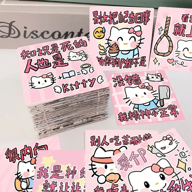 

Cartoon Sanrio Sticker Kawaii Anime Hello Kitty Cute Diy Cup Phone Case Storage Box Decorate Waterproof 3D Stickers Girls Gifts