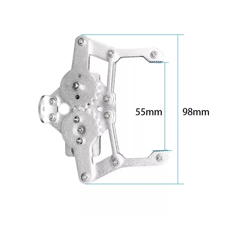 Robot Manipulator Metal Alloy Mechanical Arm Clamp Claw Kit MG996R for Arduino Robotic Education