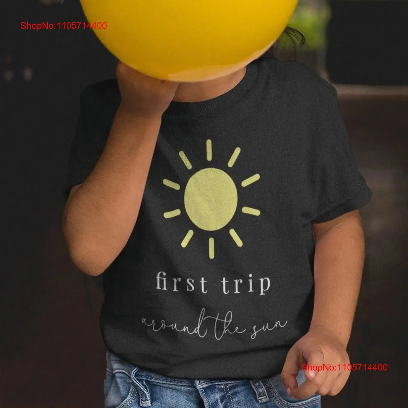 One birthday babe shirt First Trip around the Sun Baby Toddler Boy Space bodysuit Cotton theme vintage Washed graphic