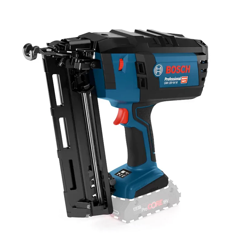 Bosch GNH 18V-64 M Cordless Nailer 18V Lithium Electric Nail Gun Woodworking Tool