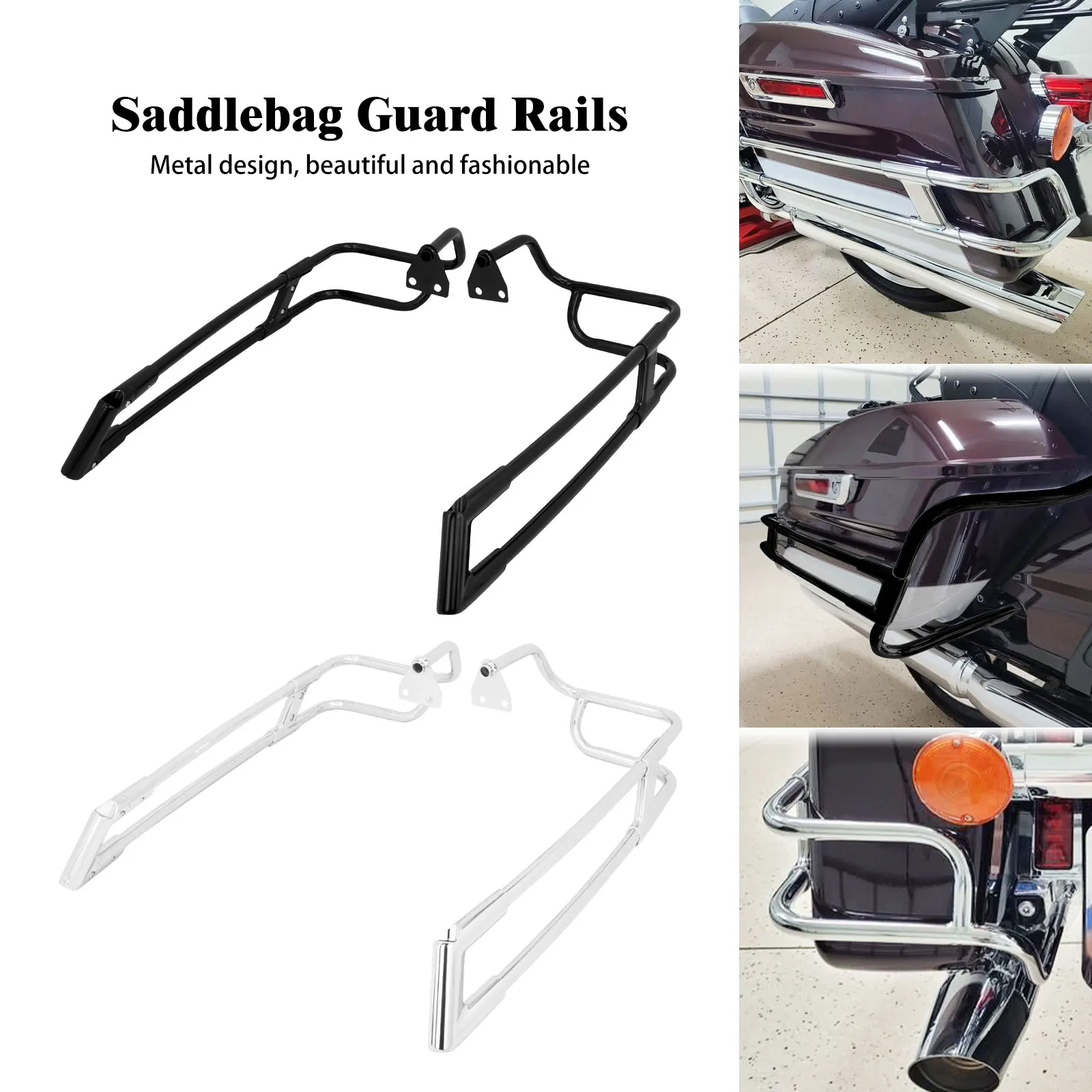 

Saddlebag Bracket Support Motorcycles Saddle Bag Support Mount Brackets For Harley Touring Electra Street Glide FLHR FLHT 14-Up