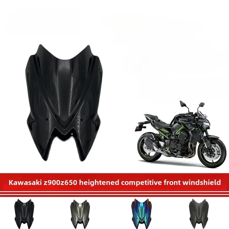 For Kawasaki Z900Z650 20-23 Modified Front Windshield To Increase The Windshield Deflector Hood Motorcycle Accessories