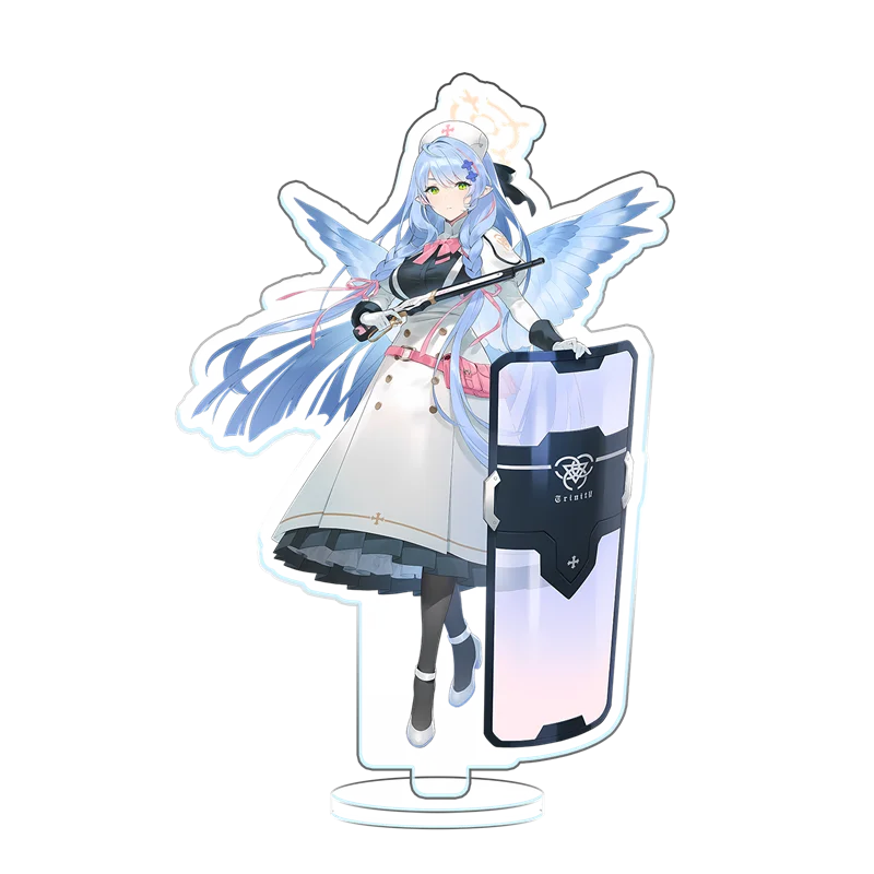Anime Blue Archive Amau Ako Cosplay Home Decorations Acrylic Action Figure Okusora Ayane Stand Sign Room Decor Prop Fans Gift