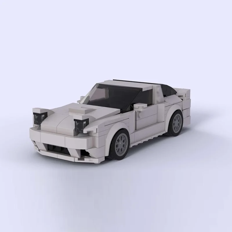 Speed Racing Car Model MOC Building Bricks RX-7 FC Sports Coupe Modular Technology Children Holiday Gifts Assemble Toys Suit