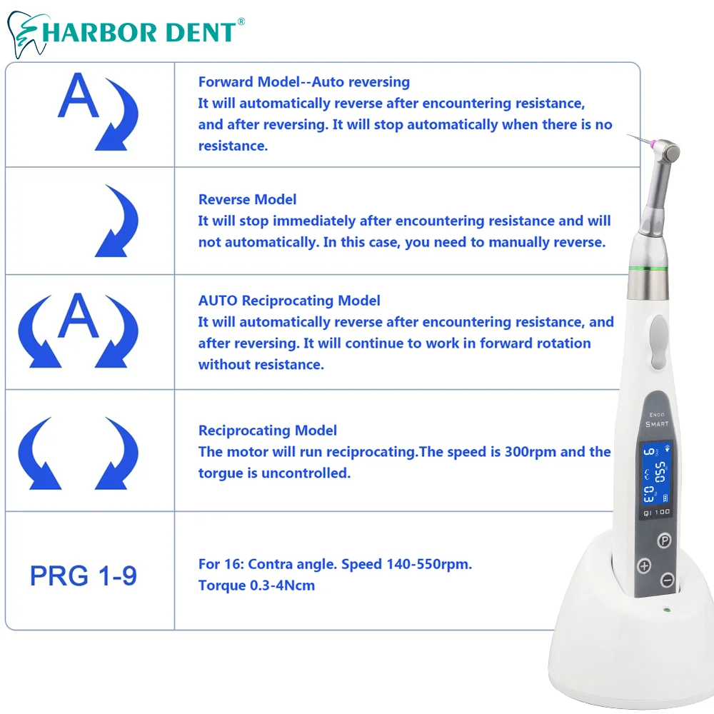 EndoMotor 16:1 endodontic treatment Dental Wireless Standard Contra Angle Endodontic Treatment Root Canal Instrument - Image 5