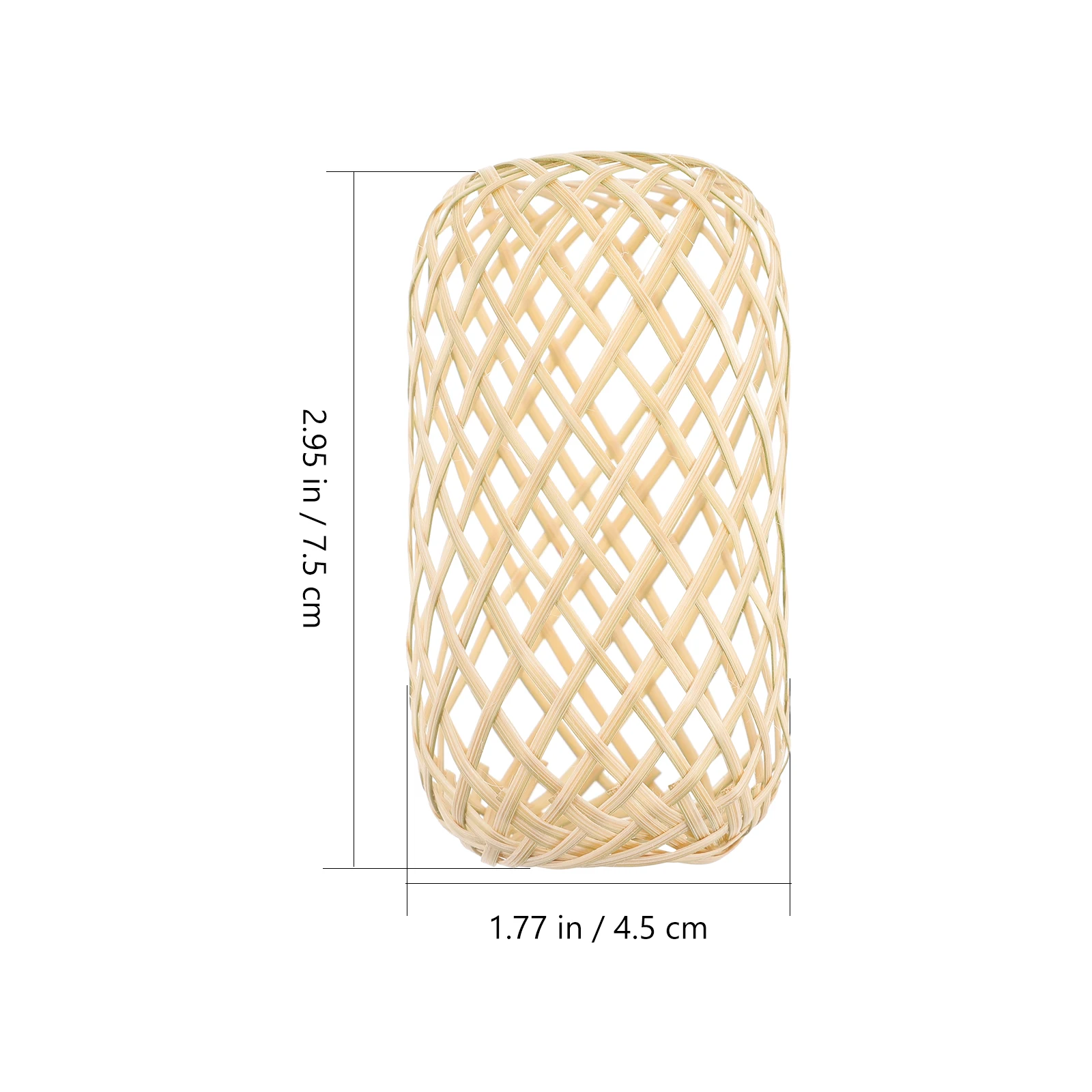 

Bamboo Lantern Small Lampshades Replacement Light Cover Woven Ceiling Hotel Desk Floor Lamps Bamboo Material Weaving Design Eye