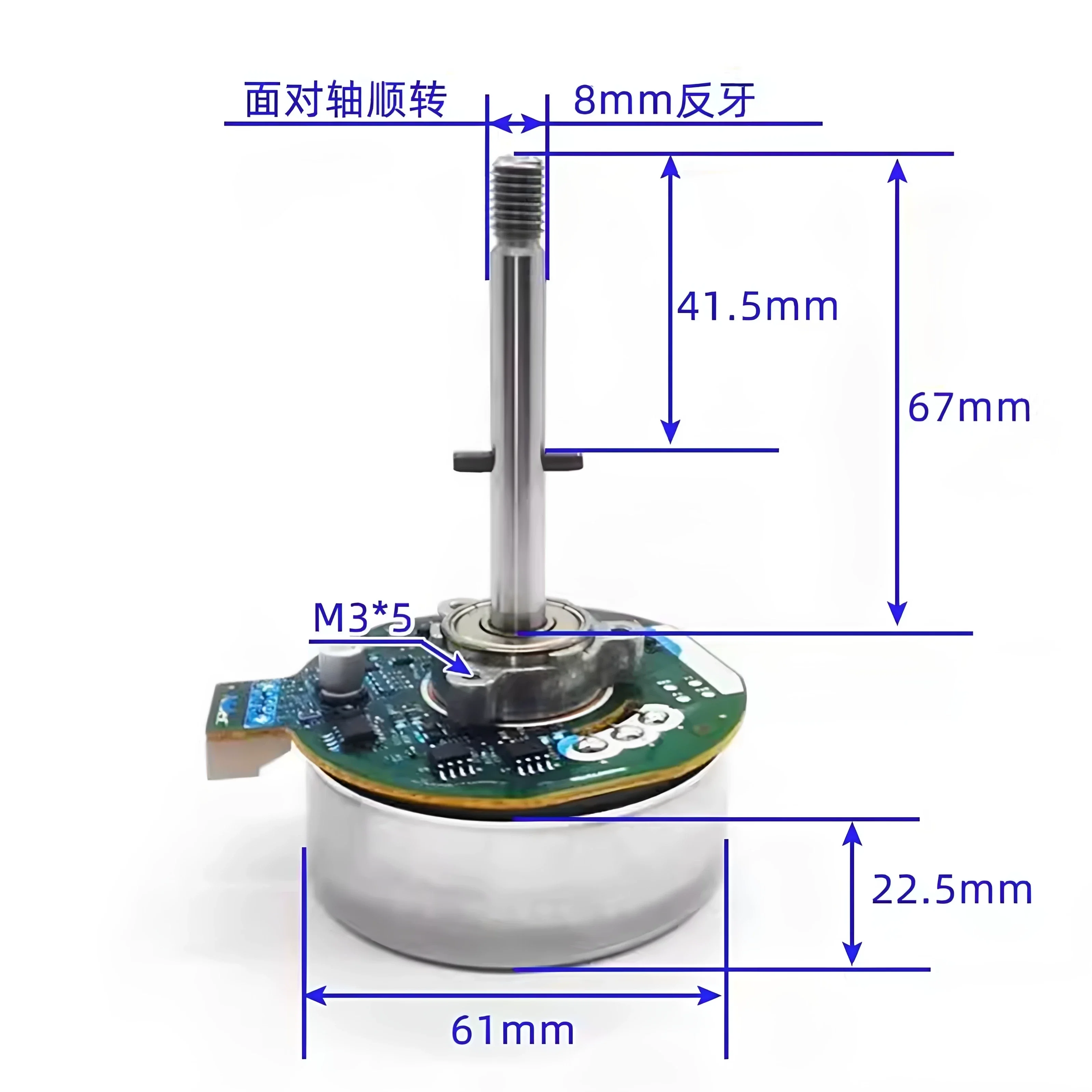 NIDEC 48F704SA20 DC12-24V 45W External Rotor Brushless Motor Double ball bearings Suitable silent Fan Modification