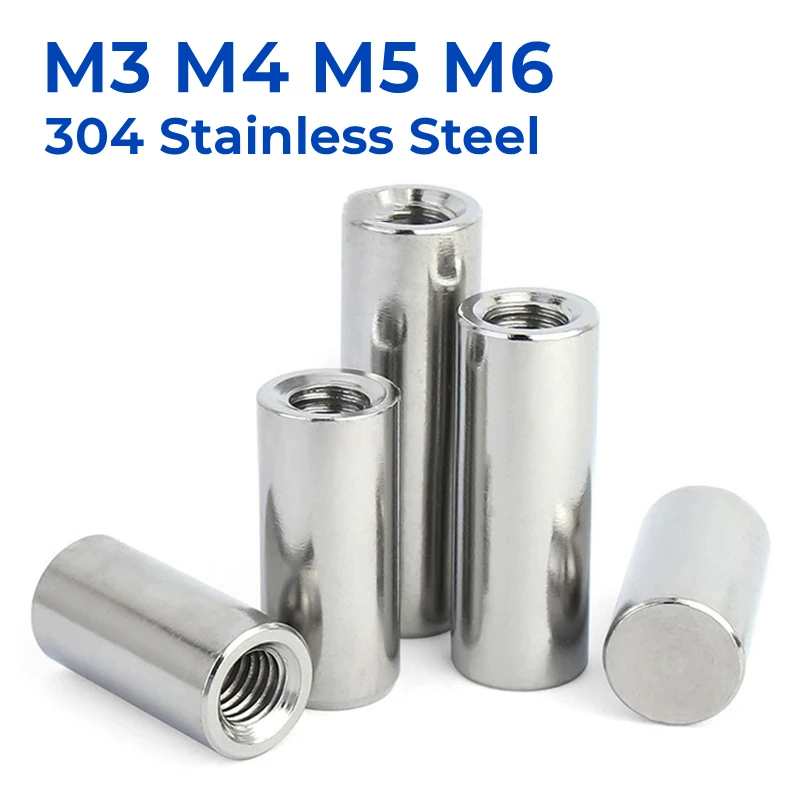 M3 M4 M5 M6 GB120 304 Stainless Steel Internal Thread Bearing Cylindrical Position Roll Dowel Pin Molding Embedded Insert Nut