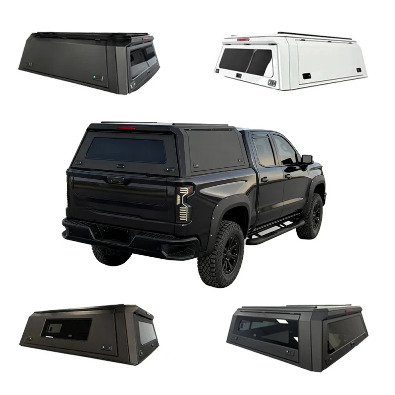 Heavy Duty Universal Fishing Pickup Truck Hard Cap Lightweight Detachable Canopy Equipped Side Step Outdoor Storage Auto Part