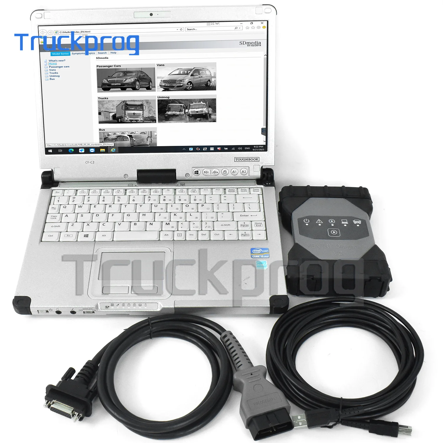 

for benz C6 VCI car truck xentry c6 doip CF C2 tablet Xentry WIS ASRA DAS Vediamo Starfinder Diagnostic sanner Tool