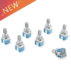 3Pcs/1pcs RS1010 Band Switch Rotary Switch Gear Change Switch 1 Pole 5 Position 2 Pole 3 /4 Position