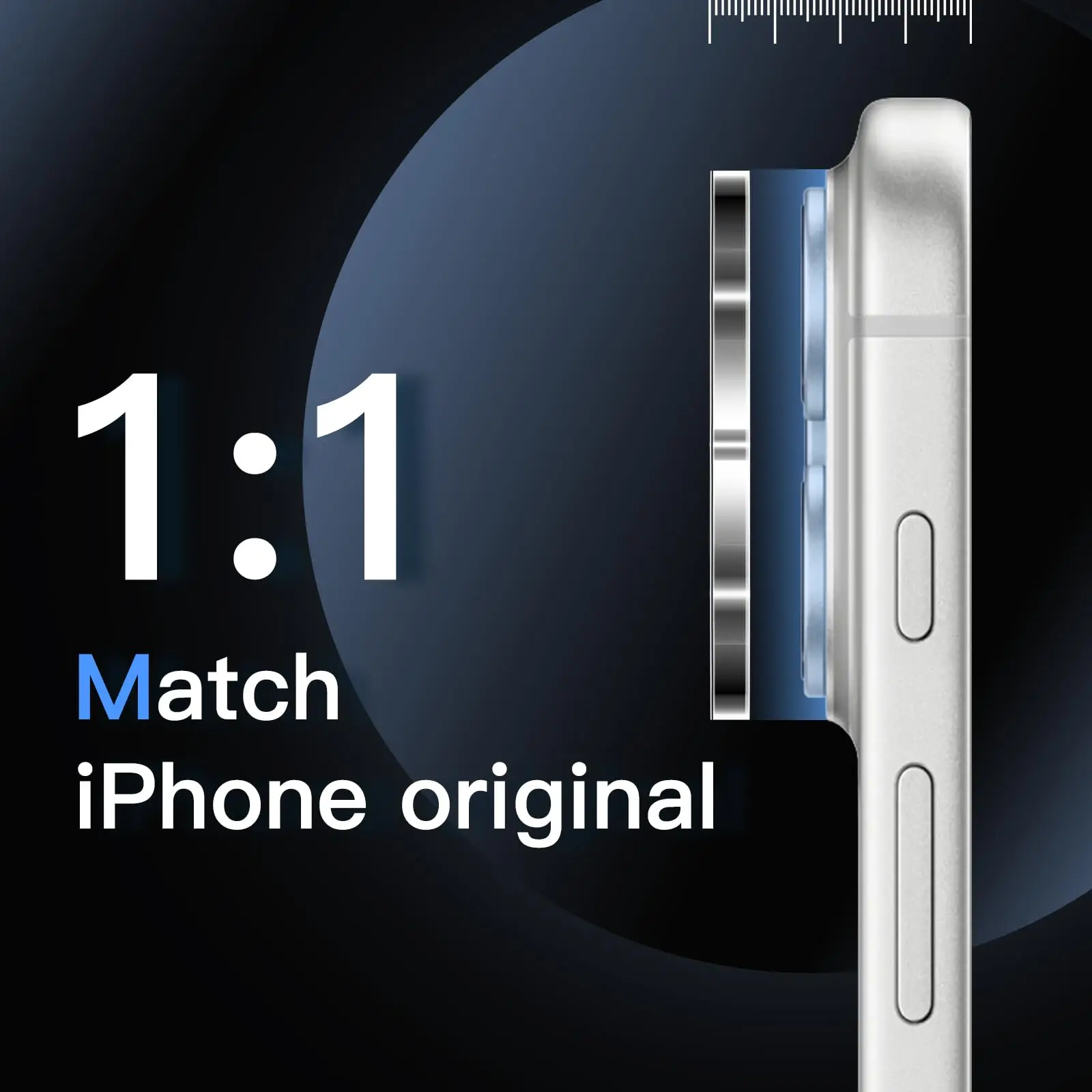 3PCS Camera Lens Protector for iPhone 17 Pro Max Air 9H HD Lens Protective Glass Camera Chamber Acrylic Transparent