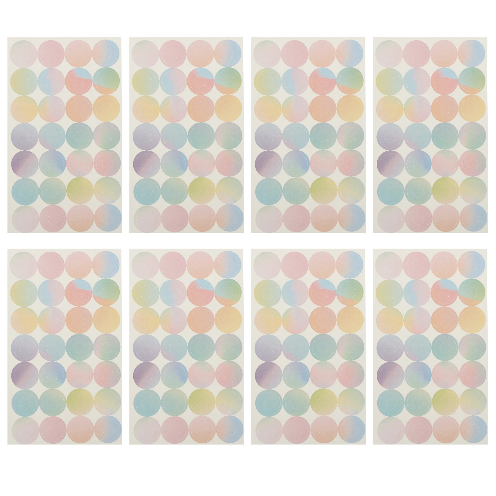 16 Sheets Protective Sticker Label Binder Hole Reinforcement Stickers Paper Office Supplies Rings Labels Universal Loose-leaf