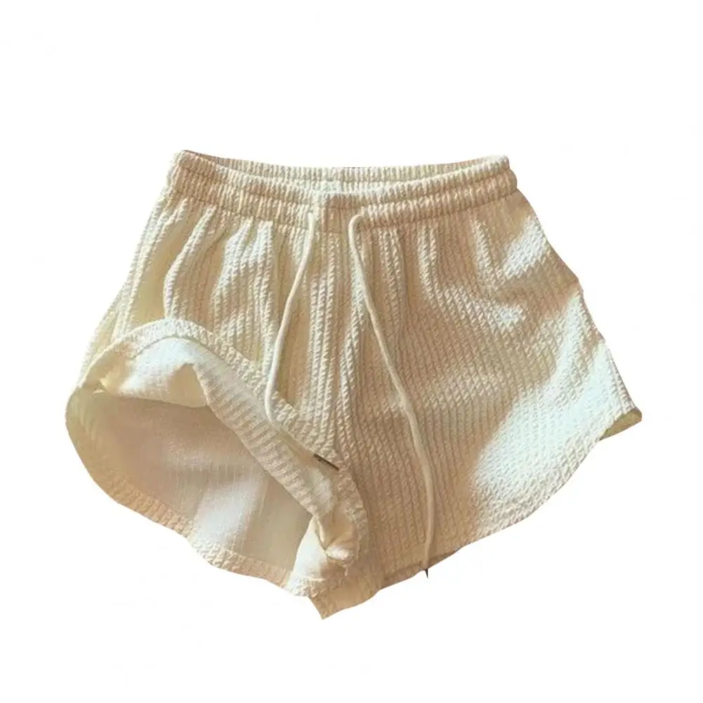 

Elastic Waistband Women Shorts High Waist Drawstring Women's Summer Sports Shorts Breathable Jogging Mini Shorts for Ladies