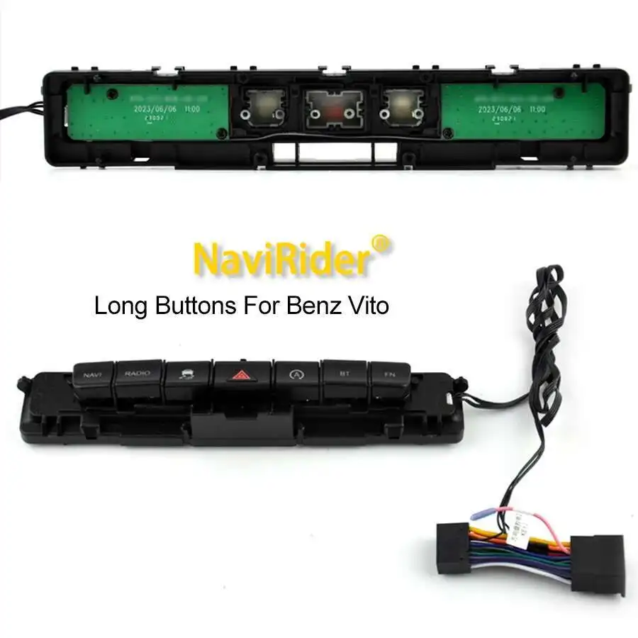 

For Mercedes Vito Mixto 114 2018 2016 Emergency Light Button Console Button Manually Set Compatible With 99% Of Android Screens