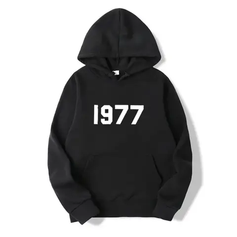 1977 New Fashion Men's and Women's Hoodies Hip Hop Street Brand High Quality Hot Selling Men's and Women's Sports Hoodies